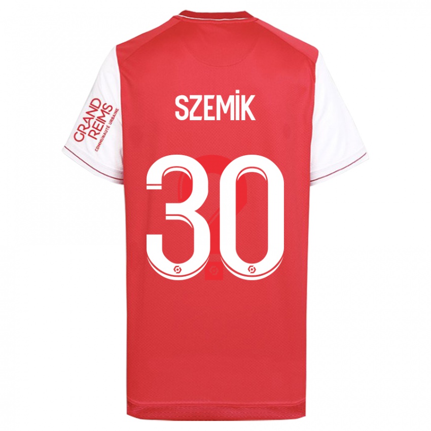 Niño Camiseta Kinga Szemik #30 Rojo 1ª Equipación 2023/24 La Camisa Chile