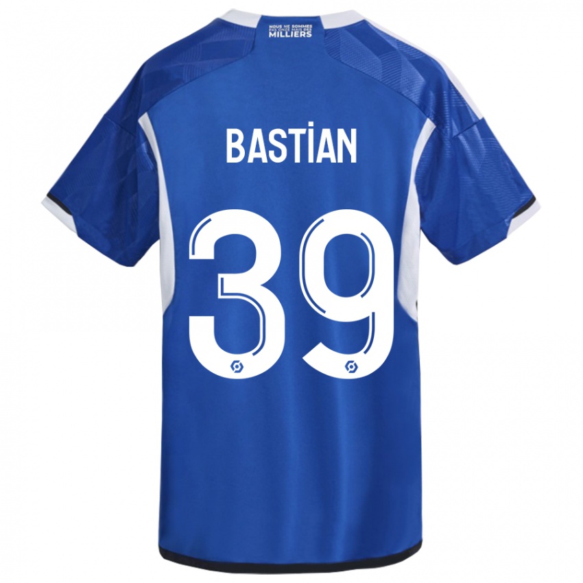 Niño Camiseta Maxime Bastian #39 Azul 1ª Equipación 2023/24 La Camisa Chile