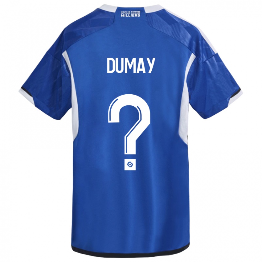 Niño Camiseta Yoann Dumay #0 Azul 1ª Equipación 2023/24 La Camisa Chile