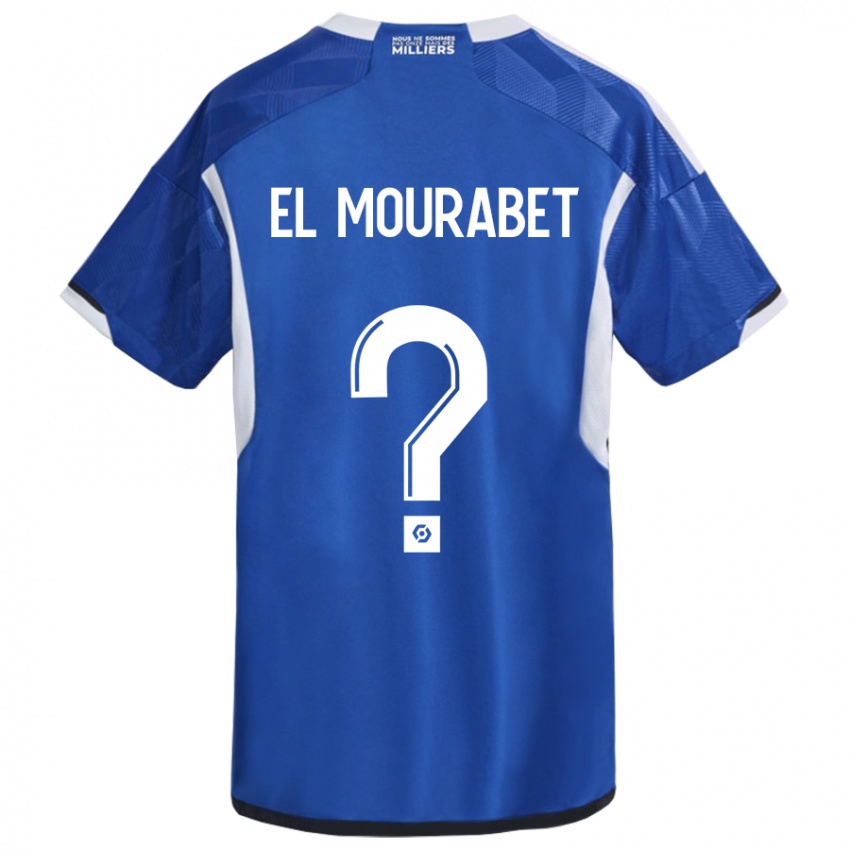 Niño Camiseta Samir El Mourabet #0 Azul 1ª Equipación 2023/24 La Camisa Chile