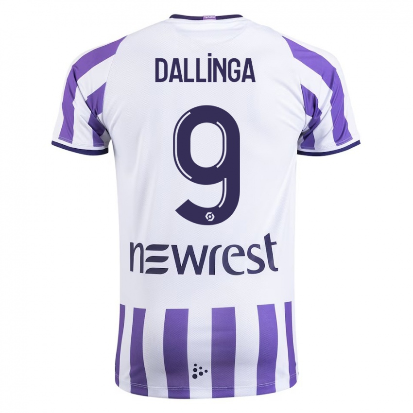 Niño Camiseta Thijs Dallinga #9 Blanco 1ª Equipación 2023/24 La Camisa Chile