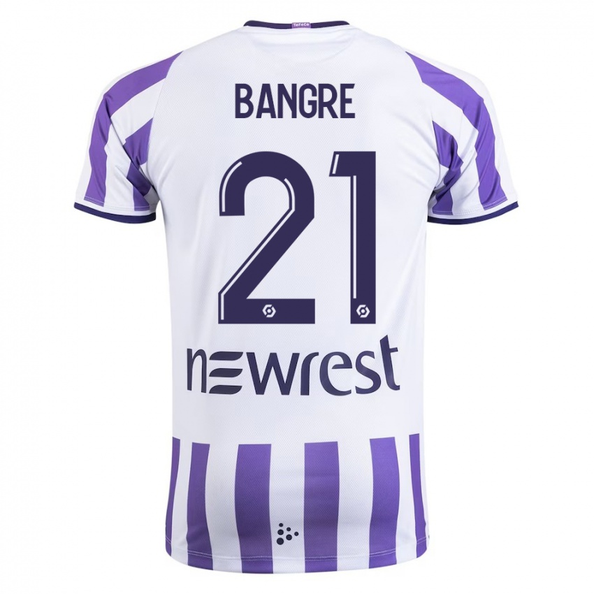 Niño Camiseta Mamady Bangré #21 Blanco 1ª Equipación 2023/24 La Camisa Chile