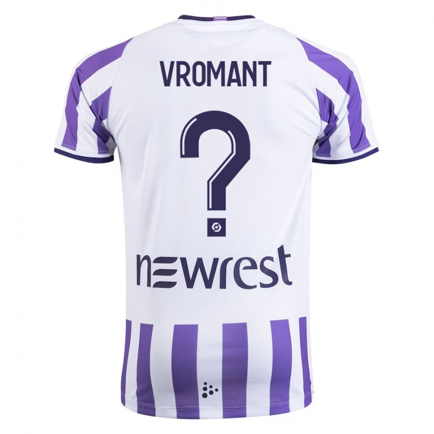 Niño Camiseta Todd Vromant #0 Blanco 1ª Equipación 2023/24 La Camisa Chile