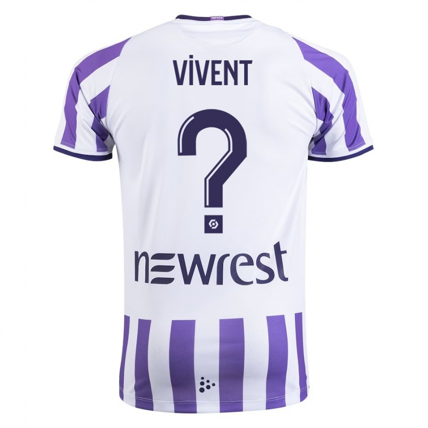 Niño Camiseta Sacha Vivent #0 Blanco 1ª Equipación 2023/24 La Camisa Chile