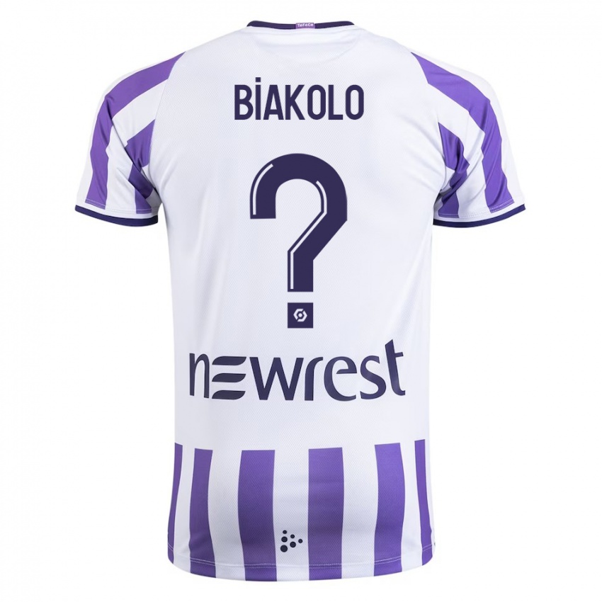 Niño Camiseta Tony Biakolo #0 Blanco 1ª Equipación 2023/24 La Camisa Chile