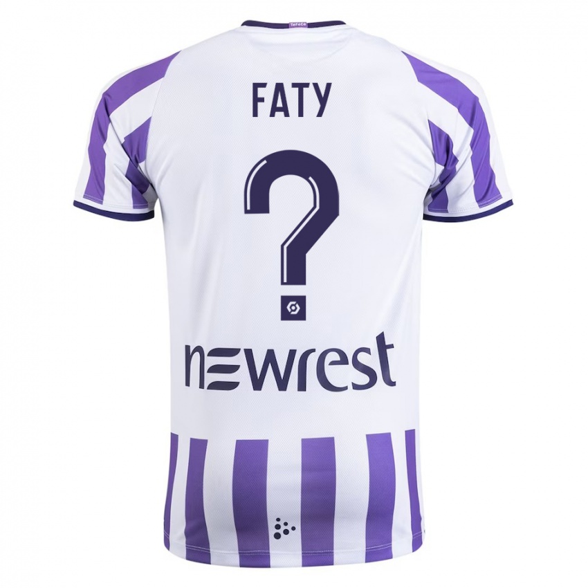 Niño Camiseta Enzo Faty #0 Blanco 1ª Equipación 2023/24 La Camisa Chile