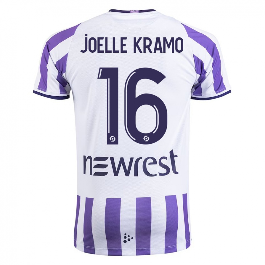 Niño Camiseta Marie Joelle Kramo #16 Blanco 1ª Equipación 2023/24 La Camisa Chile