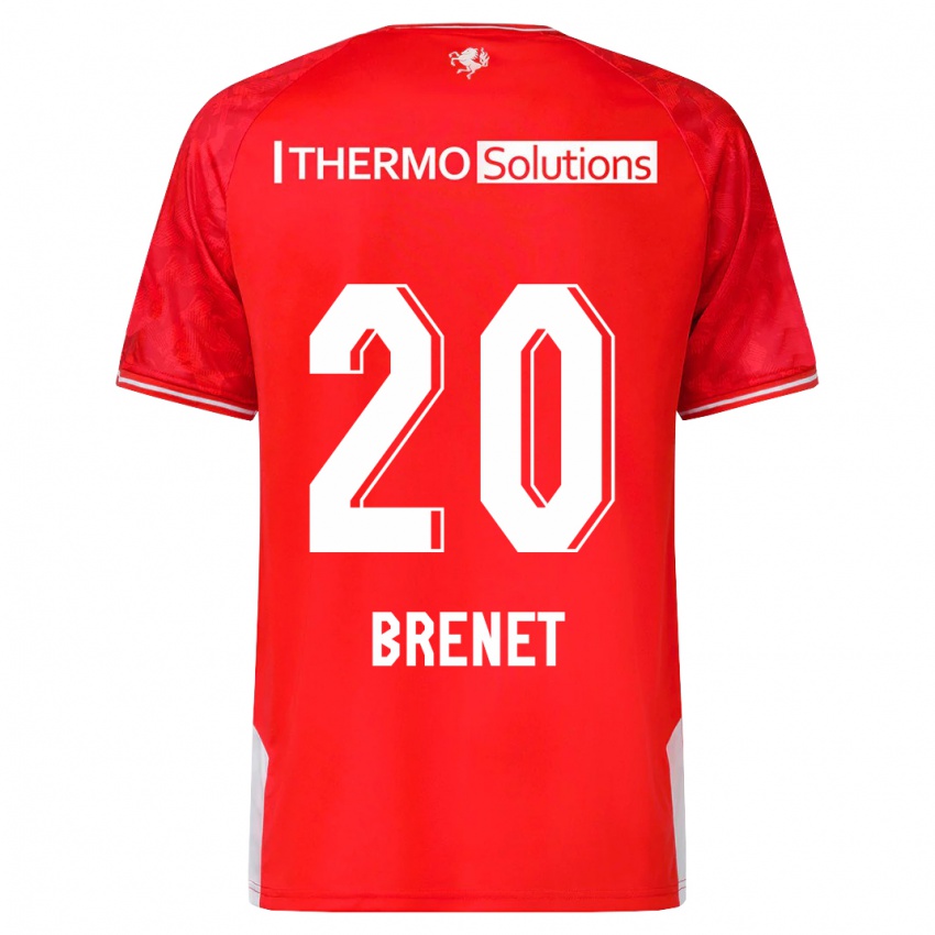 Niño Camiseta Joshua Brenet #20 Rojo 1ª Equipación 2023/24 La Camisa Chile