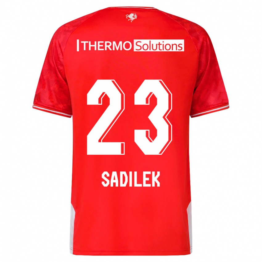 Niño Camiseta Michal Sadilek #23 Rojo 1ª Equipación 2023/24 La Camisa Chile