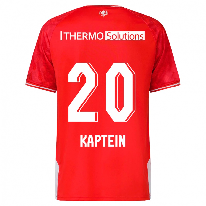 Niño Camiseta Wieke Kaptein #20 Rojo 1ª Equipación 2023/24 La Camisa Chile