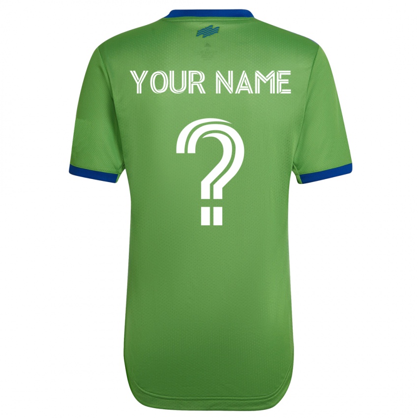 Niño Camiseta Su Nombre #0 Verde 1ª Equipación 2023/24 La Camisa Chile