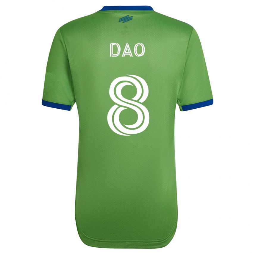 Niño Camiseta Kaylee Dao #8 Verde 1ª Equipación 2023/24 La Camisa Chile