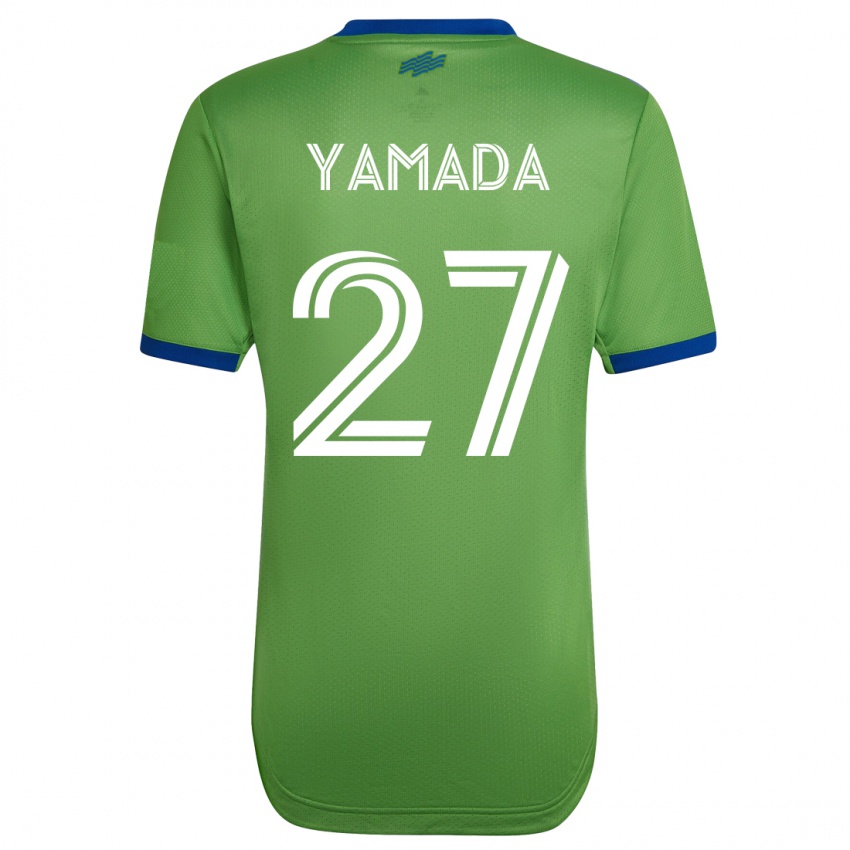 Niño Camiseta Hikari Yamada #27 Verde 1ª Equipación 2023/24 La Camisa Chile