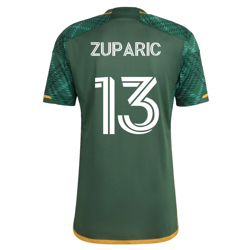 Niño Camiseta Dario Zuparic #13 Verde 1ª Equipación 2023/24 La Camisa Chile