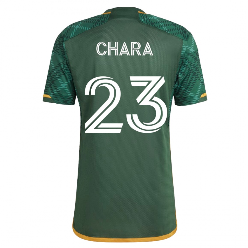 Niño Camiseta Yimmi Chará #23 Verde 1ª Equipación 2023/24 La Camisa Chile