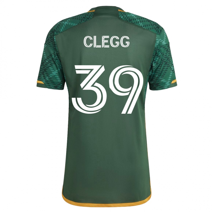 Niño Camiseta Tyler Clegg #39 Verde 1ª Equipación 2023/24 La Camisa Chile