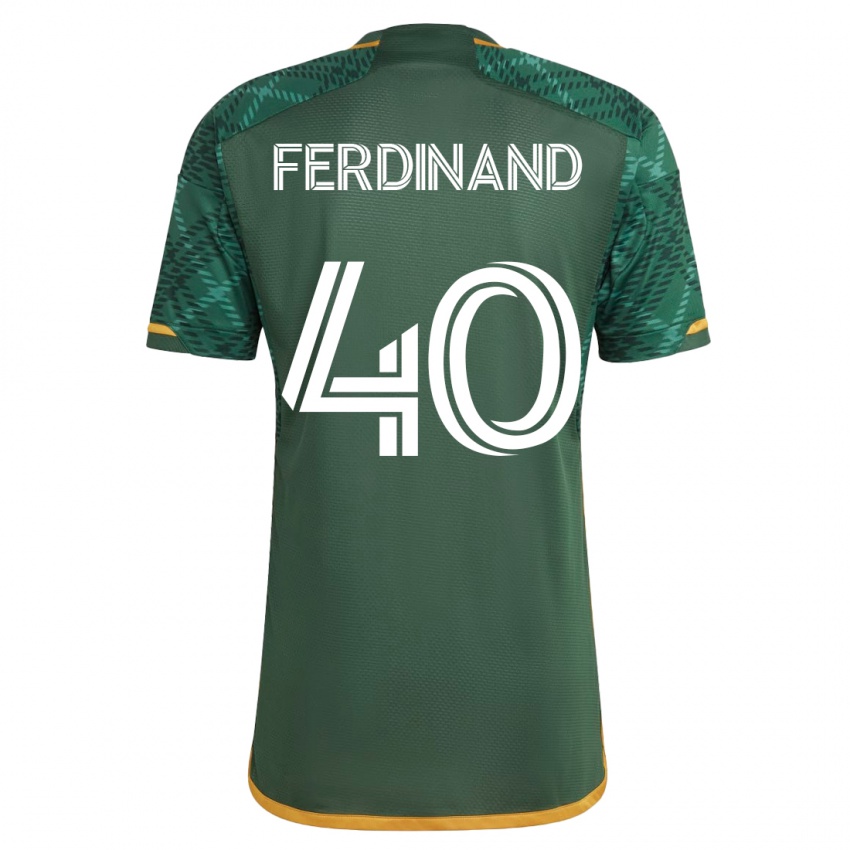 Niño Camiseta Keesean Ferdinand #40 Verde 1ª Equipación 2023/24 La Camisa Chile