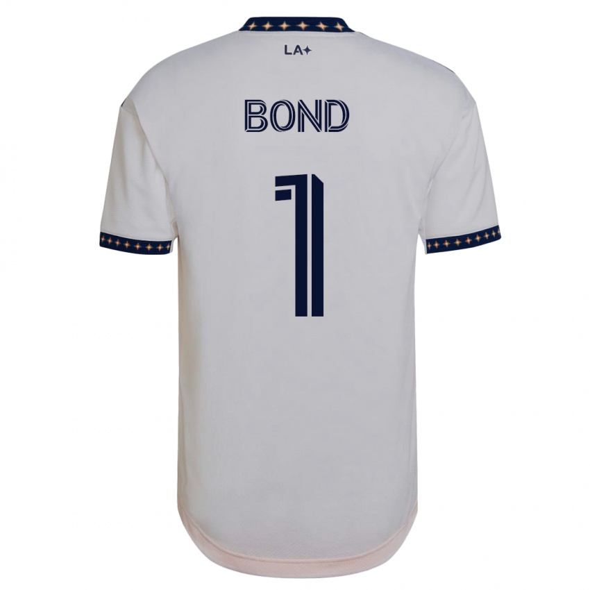 Niño Camiseta Jonathan Bond #1 Blanco 1ª Equipación 2023/24 La Camisa Chile