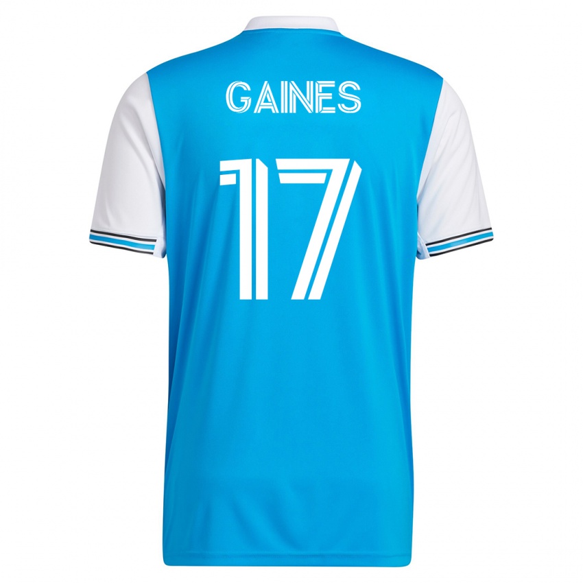 Niño Camiseta Mckinze Gaines #17 Azul 1ª Equipación 2023/24 La Camisa Chile