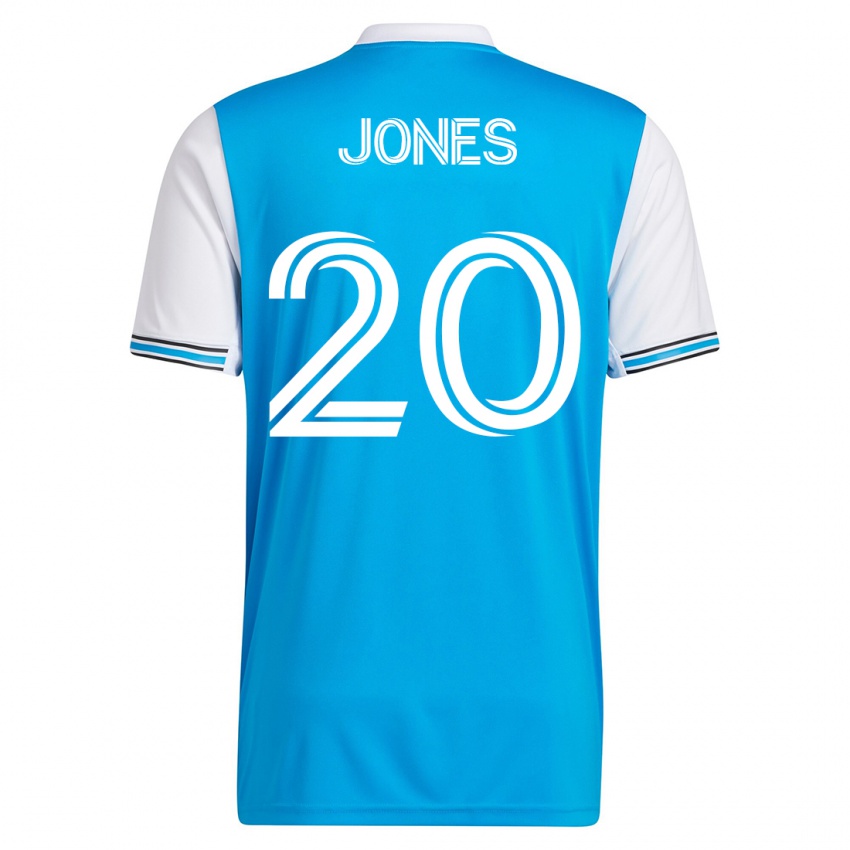 Niño Camiseta Derrick Jones #20 Azul 1ª Equipación 2023/24 La Camisa Chile