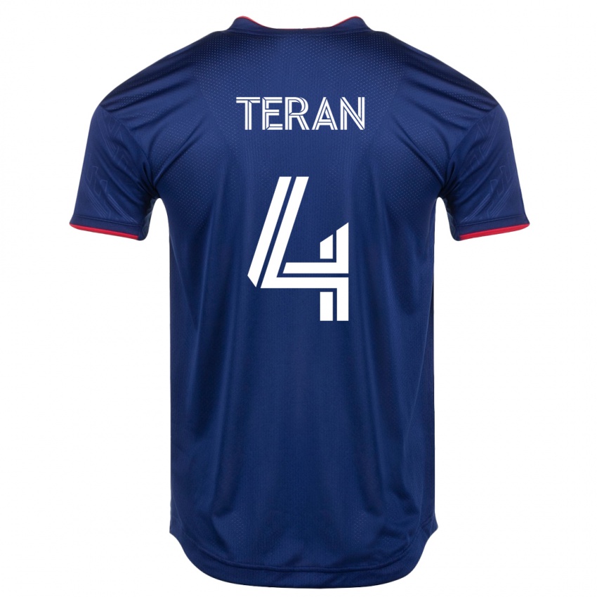 Niño Camiseta Carlos Terán #4 Armada 1ª Equipación 2023/24 La Camisa Chile