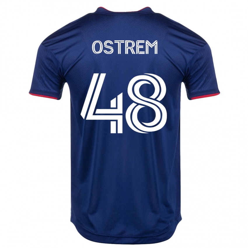 Niño Camiseta Charlie Ostrem #48 Armada 1ª Equipación 2023/24 La Camisa Chile