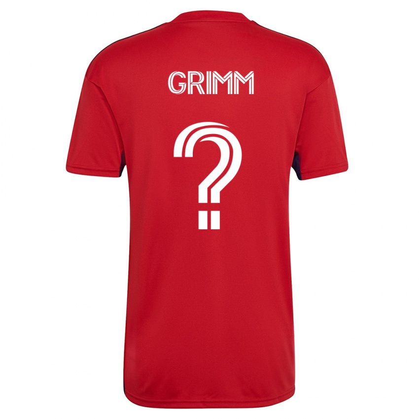 Niño Camiseta Mason Grimm #0 Rojo 1ª Equipación 2023/24 La Camisa Chile