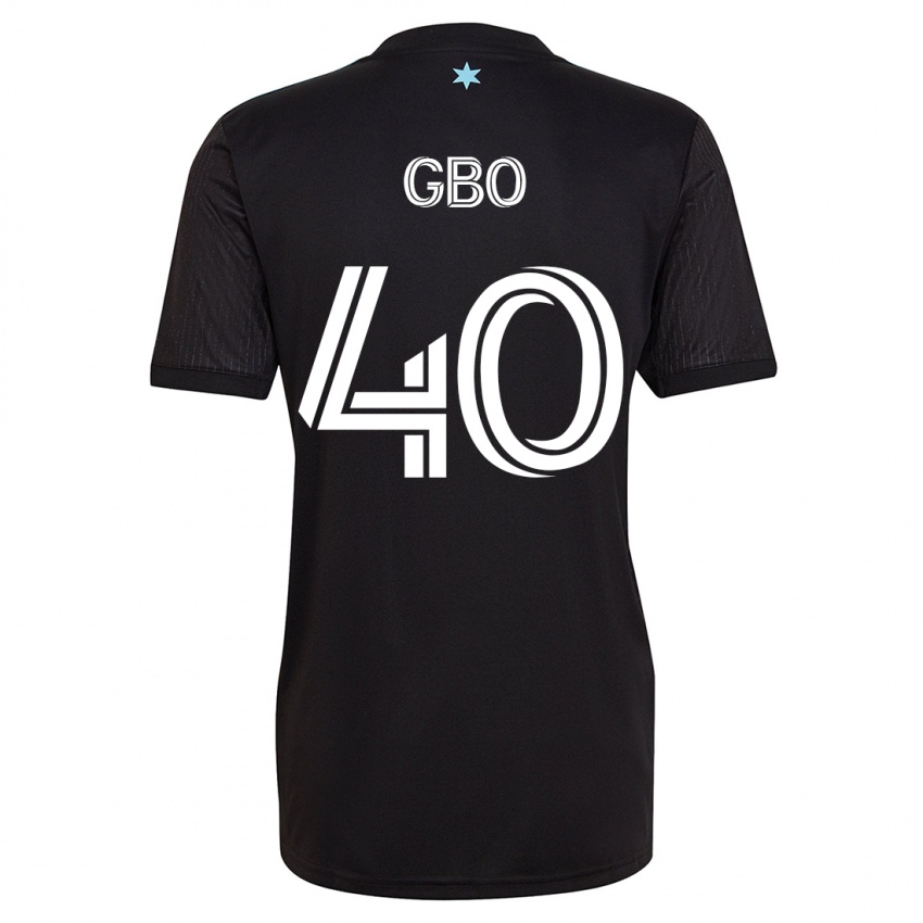Niño Camiseta Cedrik Gbo #40 Negro 1ª Equipación 2023/24 La Camisa Chile