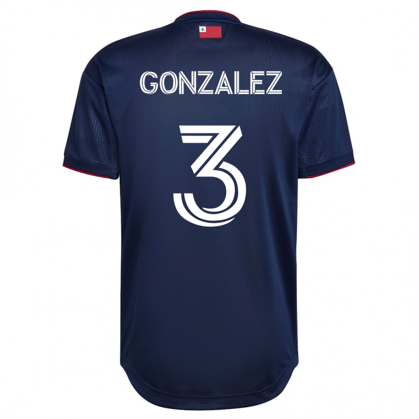 Niño Camiseta Omar González #3 Armada 1ª Equipación 2023/24 La Camisa Chile