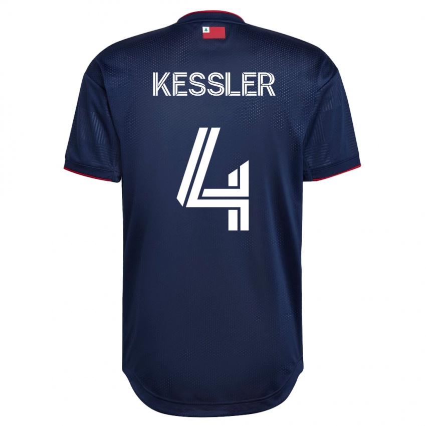 Niño Camiseta Henry Kessler #4 Armada 1ª Equipación 2023/24 La Camisa Chile