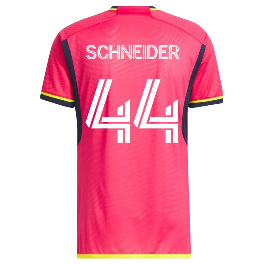 Niño Camiseta Max Schneider #44 Rosa 1ª Equipación 2023/24 La Camisa Chile