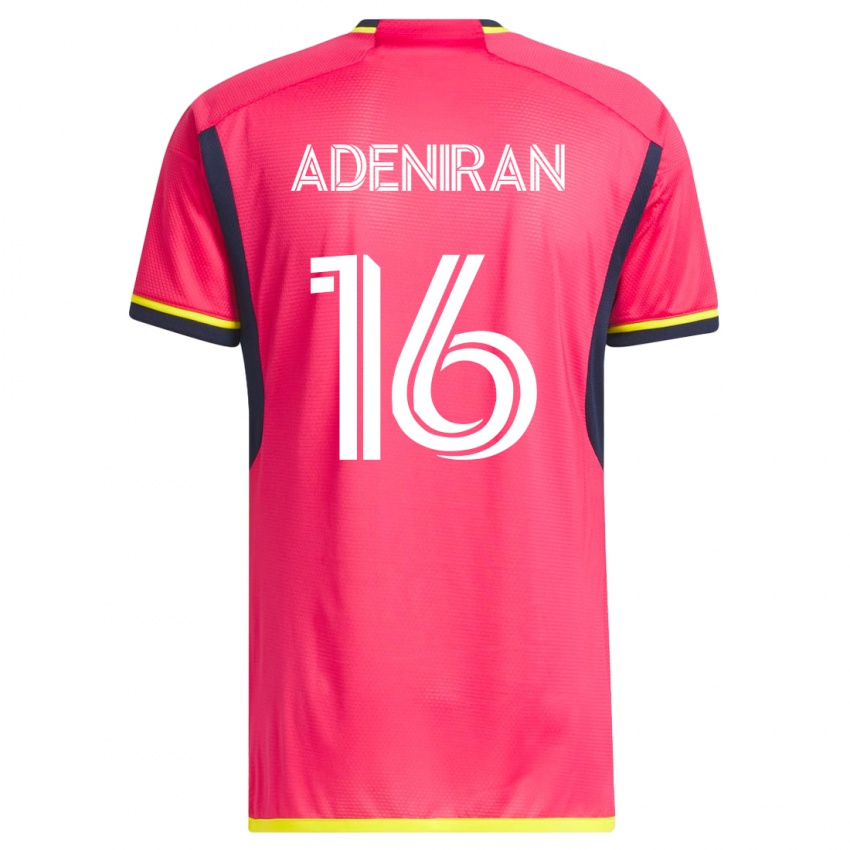 Niño Camiseta Samuel Adeniran #16 Rosa 1ª Equipación 2023/24 La Camisa Chile