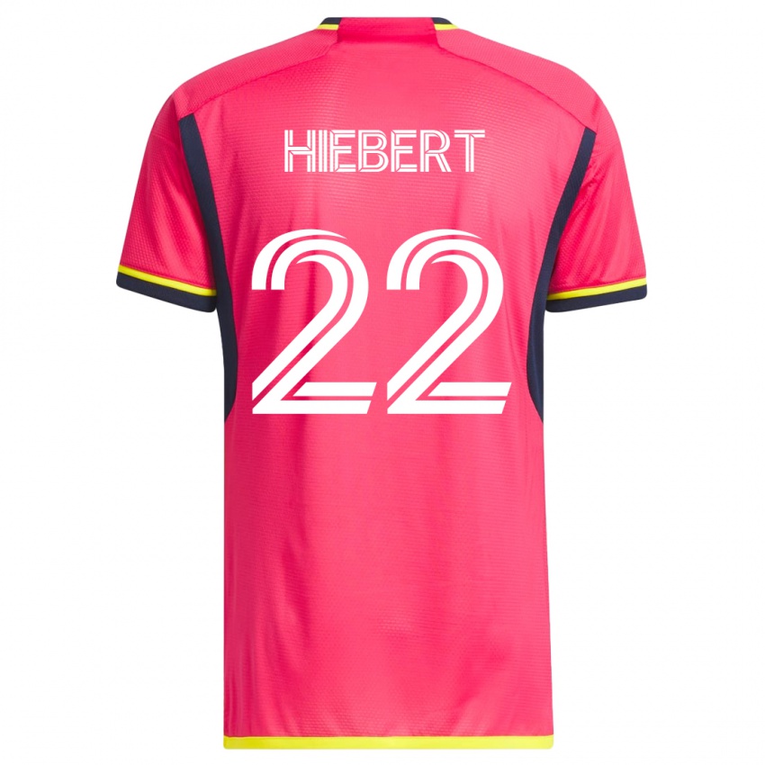 Niño Camiseta Kyle Hiebert #22 Rosa 1ª Equipación 2023/24 La Camisa Chile