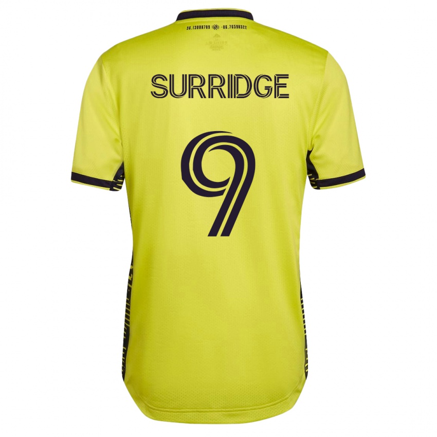 Niño Camiseta Sam Surridge #9 Amarillo 1ª Equipación 2023/24 La Camisa Chile