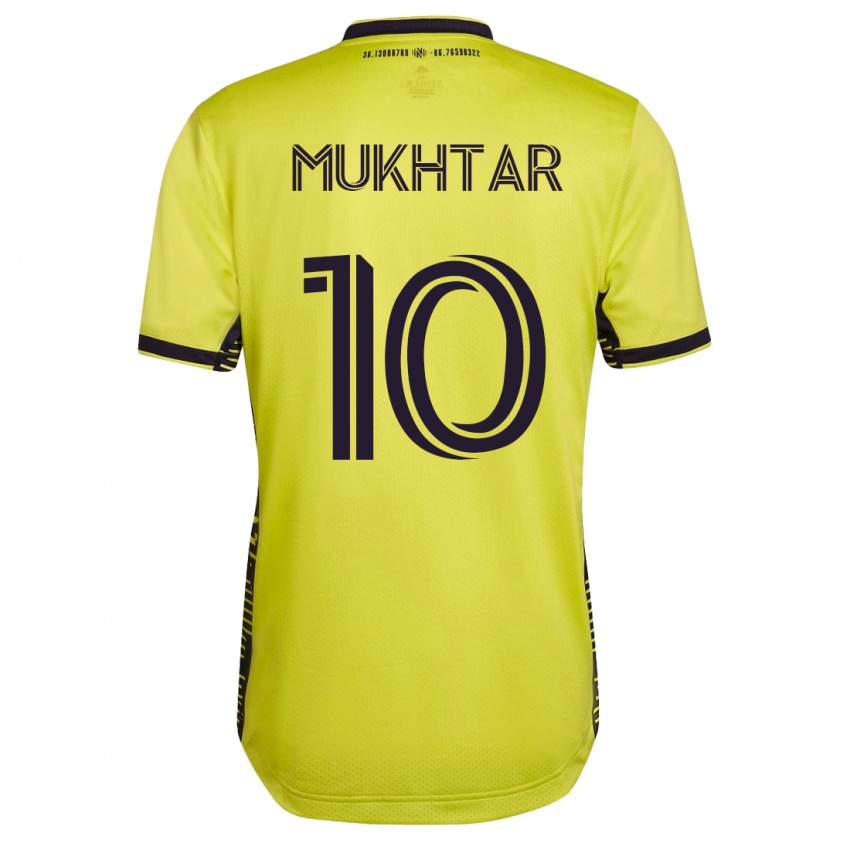 Niño Camiseta Hany Mukhtar #10 Amarillo 1ª Equipación 2023/24 La Camisa Chile