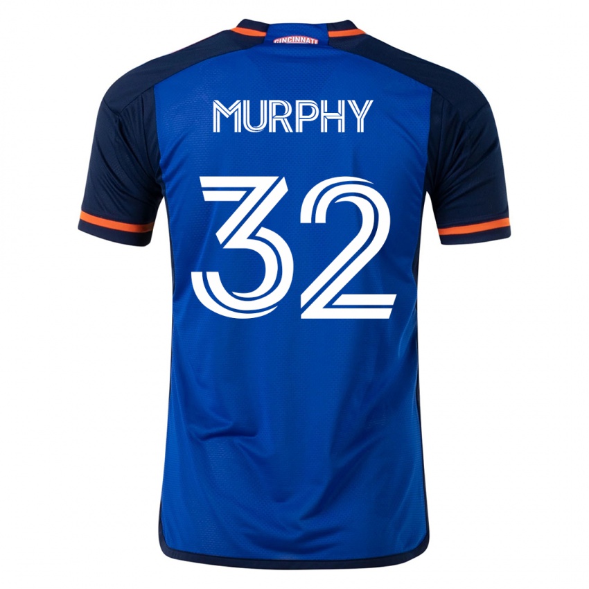 Niño Camiseta Ian Murphy #32 Azul 1ª Equipación 2023/24 La Camisa Chile