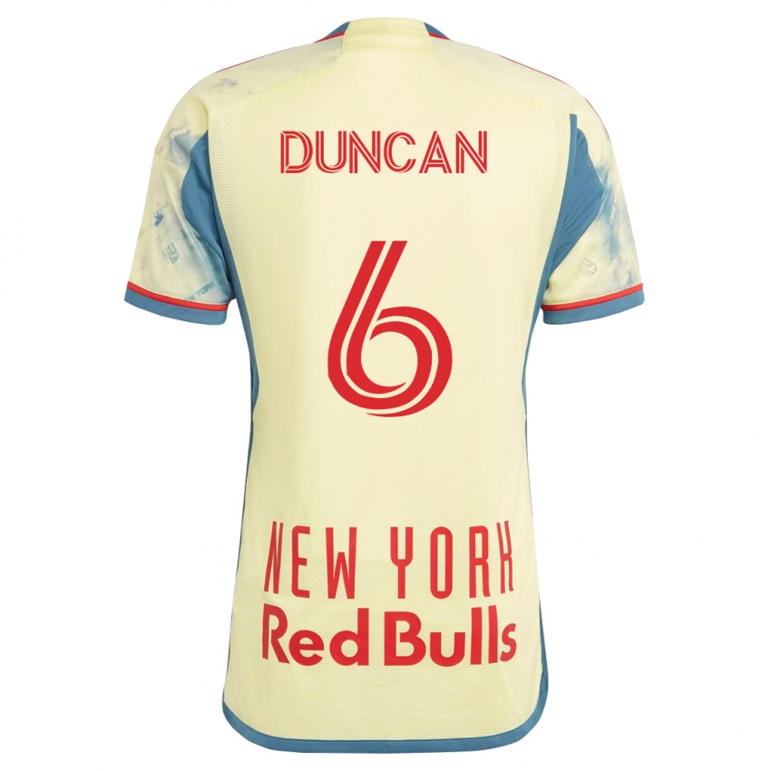 Niño Camiseta Kyle Duncan #6 Amarillo 1ª Equipación 2023/24 La Camisa Chile