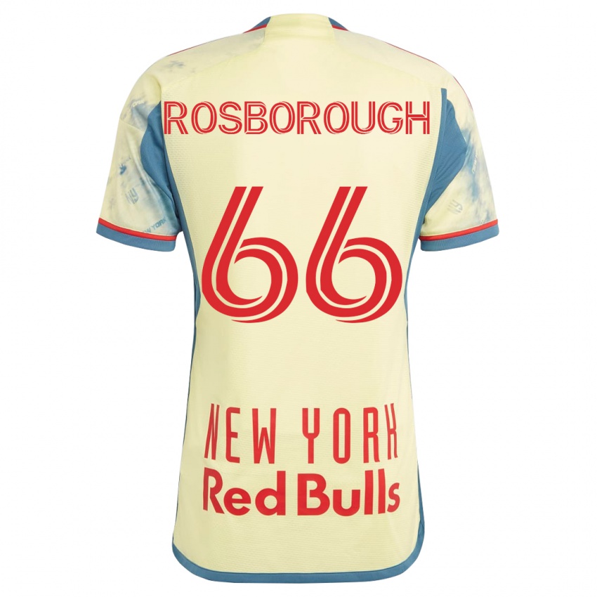 Niño Camiseta Tanner Rosborough #66 Amarillo 1ª Equipación 2023/24 La Camisa Chile