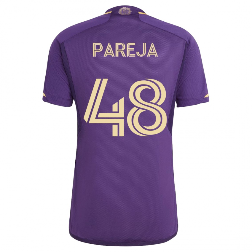 Niño Camiseta Diego Pareja #48 Violeta 1ª Equipación 2023/24 La Camisa Chile