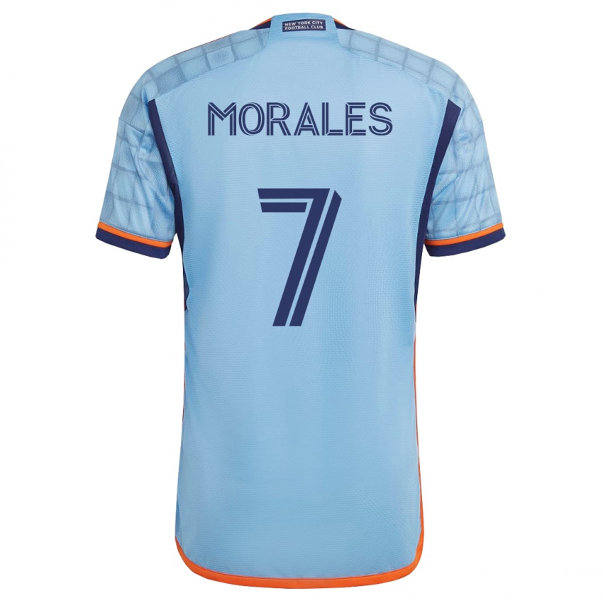 Niño Camiseta Alfredo Morales #7 Azul 1ª Equipación 2023/24 La Camisa Chile