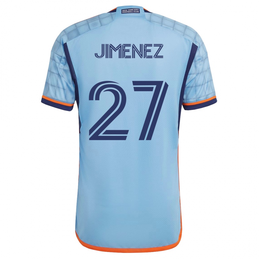 Niño Camiseta Jonathan Jiménez #27 Azul 1ª Equipación 2023/24 La Camisa Chile