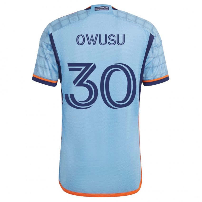 Niño Camiseta Samuel Owusu #30 Azul 1ª Equipación 2023/24 La Camisa Chile