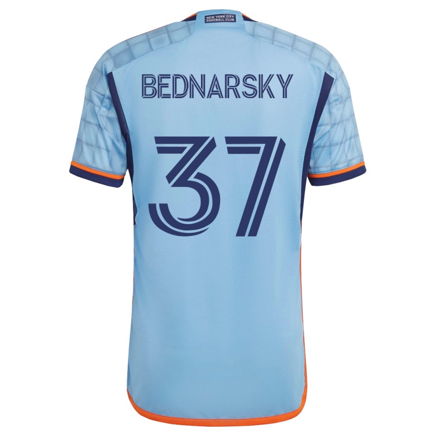 Niño Camiseta Stevo Bednarsky #37 Azul 1ª Equipación 2023/24 La Camisa Chile