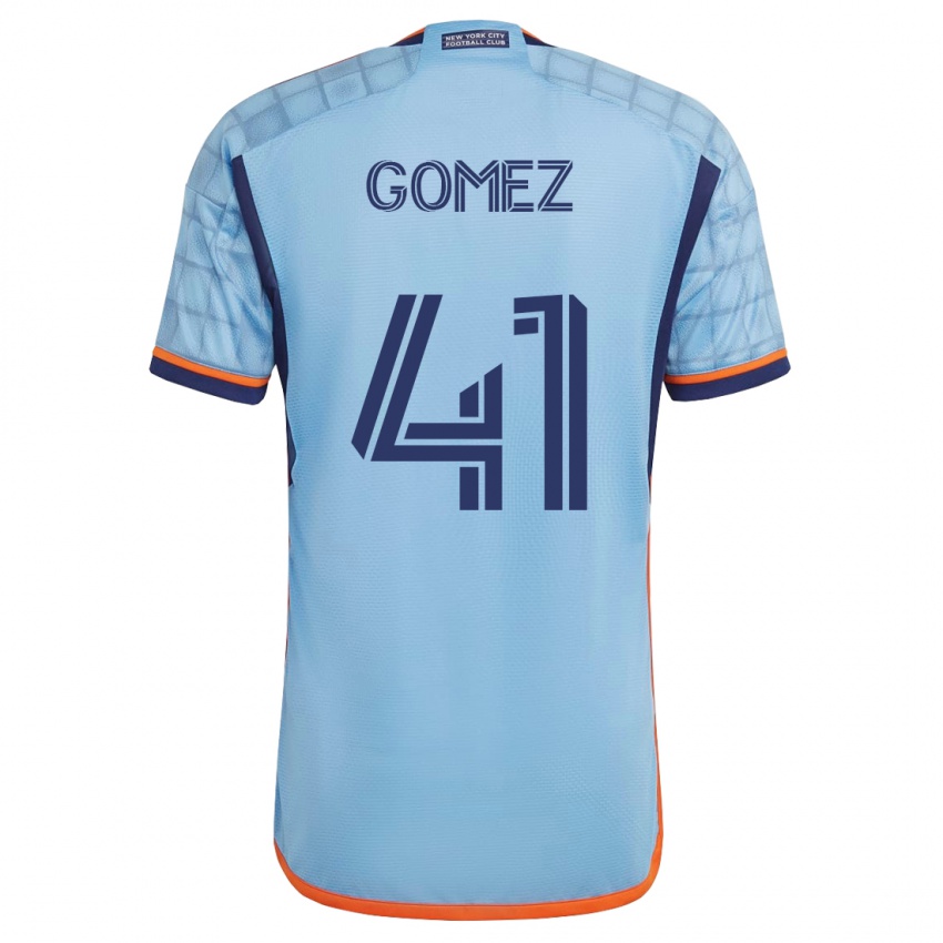 Niño Camiseta Julián Gómez #41 Azul 1ª Equipación 2023/24 La Camisa Chile