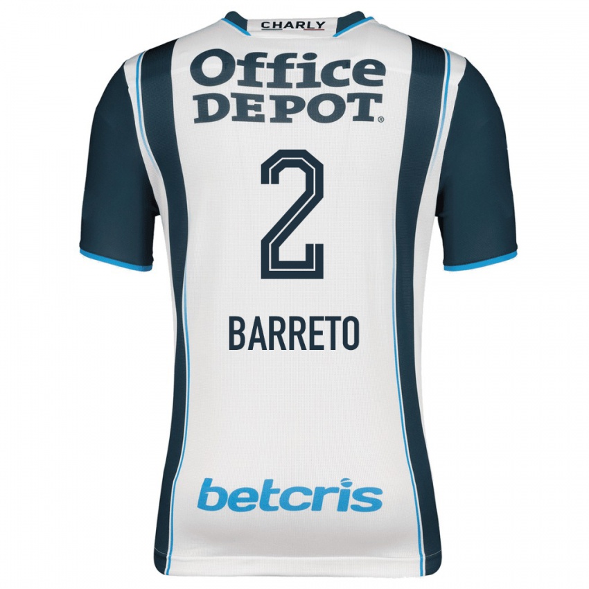 Niño Camiseta Sergio Barreto #2 Armada 1ª Equipación 2023/24 La Camisa Chile