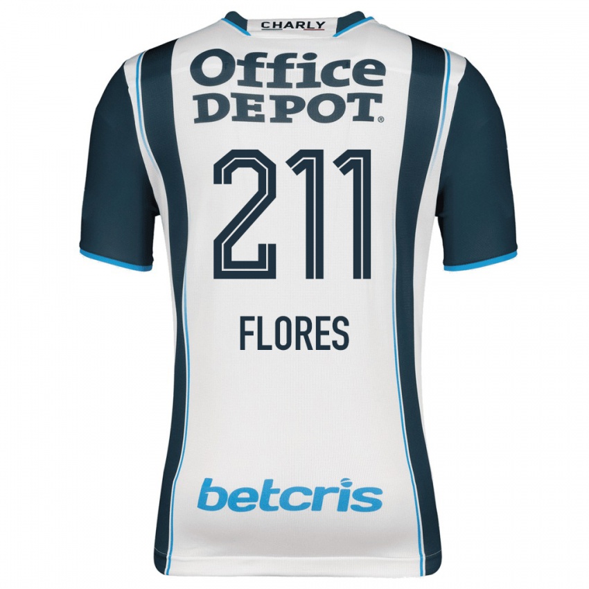 Niño Camiseta Luis Flores #211 Armada 1ª Equipación 2023/24 La Camisa Chile