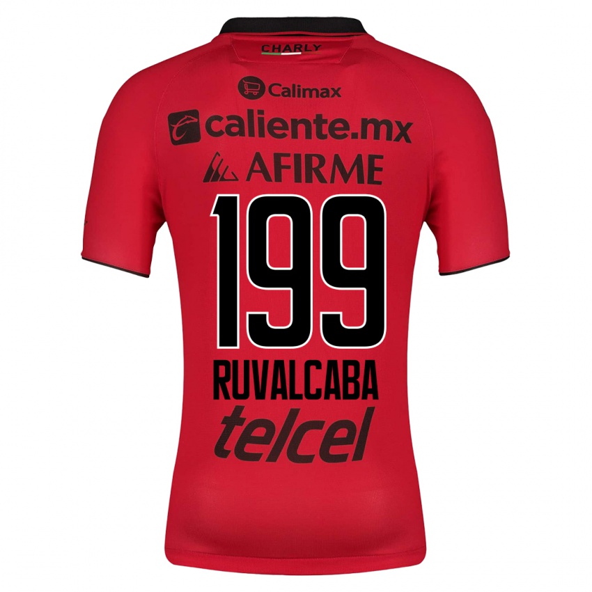 Niño Camiseta Ignacio Ruvalcaba #199 Rojo 1ª Equipación 2023/24 La Camisa Chile