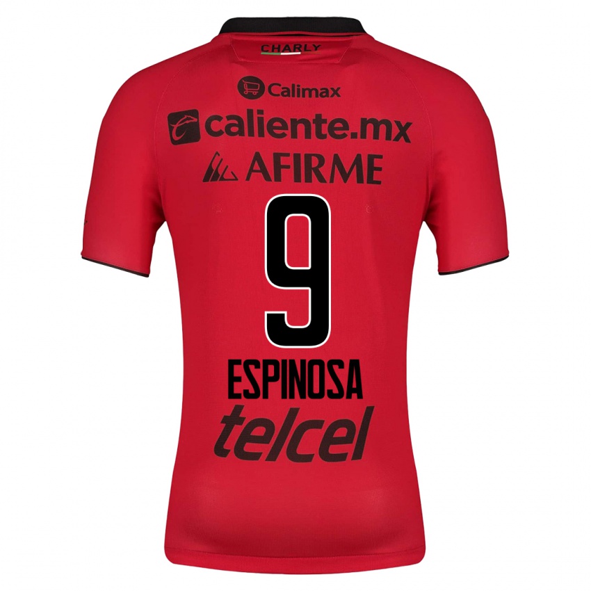 Niño Camiseta Daniela Espinosa #9 Rojo 1ª Equipación 2023/24 La Camisa Chile