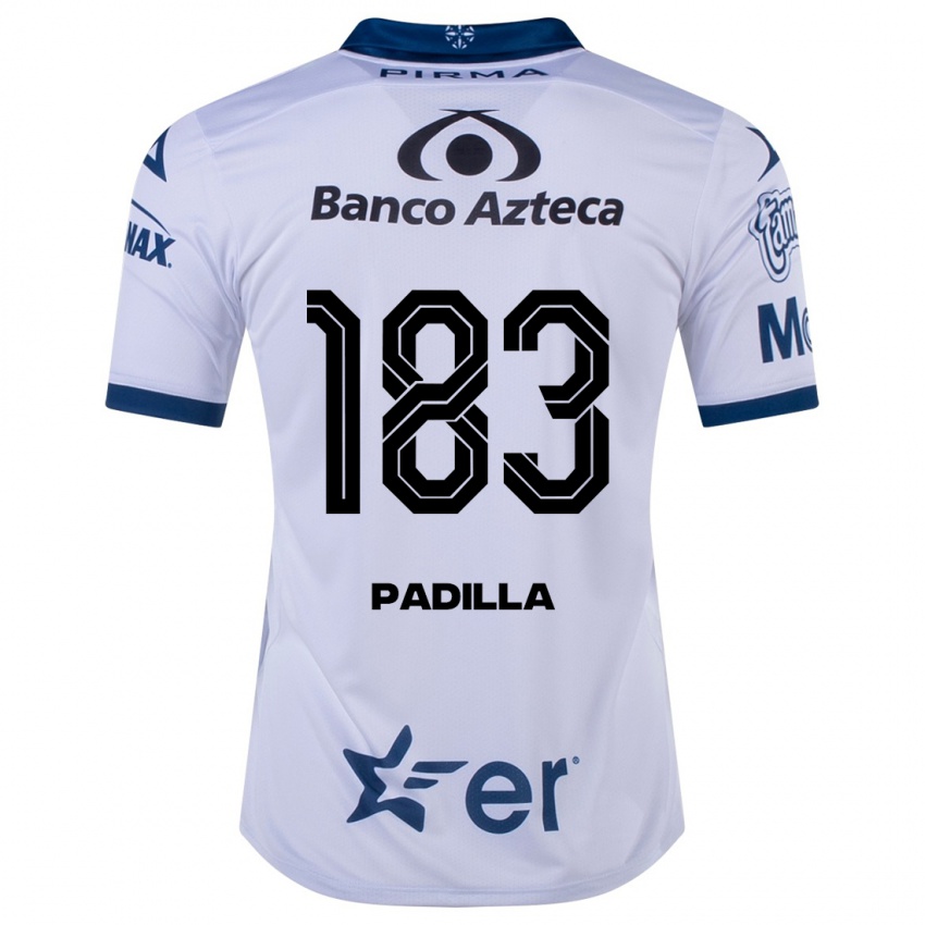 Niño Camiseta Donovan Padilla #183 Blanco 1ª Equipación 2023/24 La Camisa Chile