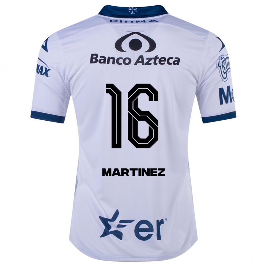 Niño Camiseta Dulce Martínez #16 Blanco 1ª Equipación 2023/24 La Camisa Chile